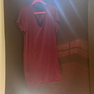 3XL Mauve Ribbed Dress